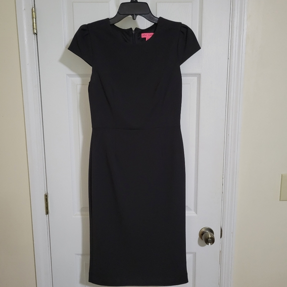 Betsey Johnson | Black Sheath Dress, Size 2 - Picture 2 of 14